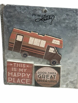 Primitive Memo Holder Set-Camper Magnets -Set Of 3 - €22,95 EUR