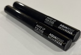2 Make Up For Ever Aqua Resist Brow Fixer Waterproof Tinted Gel 40 Mediu... - $725.82 MXN