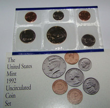 set of {2} united states mint  proof coin sets {1992 - £18.77 GBP