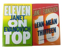 Stephanie Plum Books Eleven on Top by Janet Evanovich &amp; Lean Mean Thirteen 13 11 - £9.03 GBP
