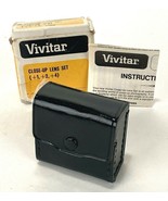 52mm 3 LENS CLOSE UP MACRO LENS SET made in JAPAN by VIVITAR with CASE - $38.40 CAD