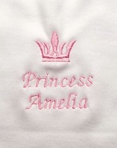 Personalised Baby Bib Embroidered  Name and Crow - £4.49 GBP
