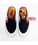 Vans x A$AP Worldwide Classic Slip-On Mules Black &amp; Red - $137.20 CAD