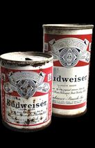 Vintage Old Budweiser Beer Can Metal Sign 8x12in  Garage Mancave - $24.74