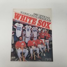 Vintage 1982 Chicago White Sox MLB Official Scorecard &amp; Program, Nice Shape - £11.64 GBP