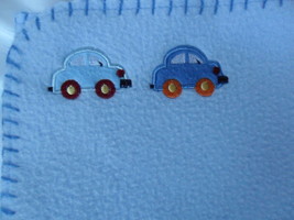 Blue PARENT CHOICE Baby Blanket /Lovey Cars Soft Plush 30 x 40 Stroller/... - $14.65