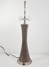 Table/Desk Lamp ~ Fluted Column w/Twin Porcelain Sockets (No Shade) #2840320 - £61.63 GBP