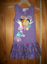 Disney Fairies Baby Clothes 24M Infant Tinkerbell Purple Dress Tink Tinker Bell - £11.17 GBP