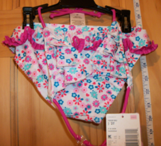 Joe Boxer Baby Clothes 2T Toddler Swimsuit Swim Bathing Suit New Flower ... - $12.34