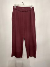 Eileen Fisher Women&#39;s Organic Cotton Cropped Pull On Pants Purple/Fig PS NWT - £36.96 GBP
