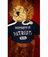 NFL New England Patriots 9&quot; Bear w Hoodie Plush Stuffed Animal Good Stuf... - £21.62 GBP