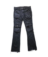 Black Valabasas Stacked Flare Jeans Men&#39;s Size 36x33 - $82.51 CAD