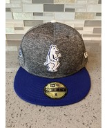 New Era Chicago Cubs 59FIFTY Cooperstown Collection Gray Blue Fitted 8 H... - $59.38 CAD