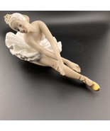 Vintage Large Porcelain Ballerina Dying Swan Figurine Andrea by Sadek 78... - $140.18 CAD