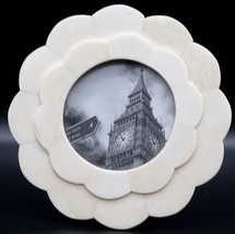 Nice Round Picture Frame Flower Petal Design Made in India World Market - £13.57 GBP