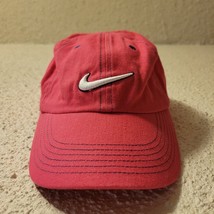 Vintage Nike Hat Baseball Cap Swoosh Red Size Toddler - £10.66 GBP