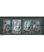 Russia 1965 2 sets Space Rockets on Aluminium Foil U/CTO CV $19.50 13399 - £7.74 GBP