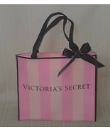 Victoria Secret Pink Striped Plastic Jelly Small Reusable Gift Bag RARE - $41.45 CAD