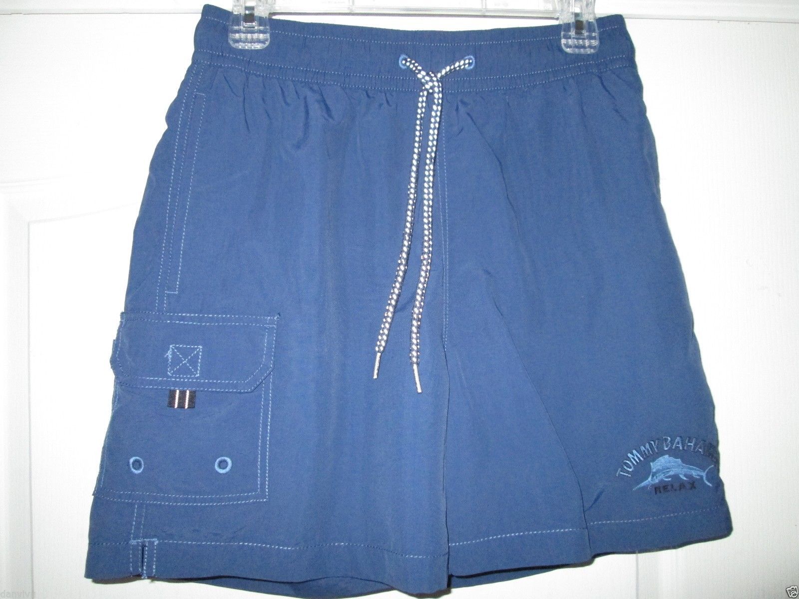 Tommy Bahama TR924 Relax-Fit Solid Men’s Board Shorts Darkblue, Navy S (28-30) - $35.88