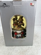 VTG Musical Santa Water all With Topper Snow globe Santa Christmas Gift ... - $29.70