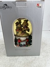 VTG Musical Santa Water all With Topper Snow globe Santa Christmas Gift ... - £22.77 GBP