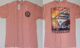 Volkswagen Bus VW Surfboard Surf Beach Sunset Officially Licensed T-Shirt - $24.75+
