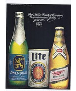 1981 Miller Brewing Company Beer Print Ad Vintage 8.5&quot; x 11&quot; - £15.09 GBP