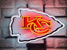 New Kansas City Chiefs Decor Light Neon Sign 24&quot; with HD Vivid Printing - £204.46 GBP