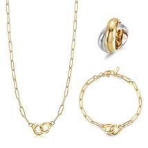 Paperclip Link Jewelry Set - $246.59