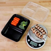 Meal Prep Containers [50 Pack] 3 Compartment Food Storage Containers - £48.76 GBP