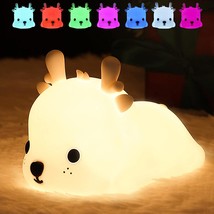Night Light for Kids Room, Christmas Gifts Deer Cute Lamp - £23.18 GBP