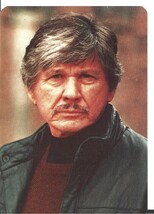 ⭕VTG card pocket calendar 1987 CHARLES BRONSON  film actor - $6.07 CAD
