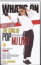 Michael Jackson Live! @ Whats On Las Vegas Magazine Sept 2014 - £1.55 GBP