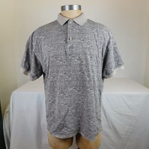 Columbia Sportswear Men Brown Tan White Polo Shirt Fish Print Short Slee... - $14.52
