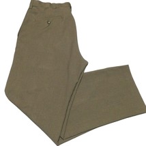 Haggar Vintage Mens Dress Pants Size 34x29 Tan Slacks - £18.94 GBP