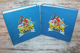 Vtg Sports Pages Binder 90s multi Sport Page Set Frank Thomas Collectable Items - £23.31 GBP