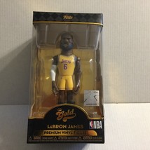 NEW NBA Los Angeles Lakers LeBron James Funko Vinyl Gold 5&#39;&#39; Figure - $37.66 CAD