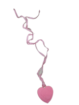 Barbie Happy Birthday Barbie Child's Size Pink Heart Cameo Necklace Vtg ... - $10.29