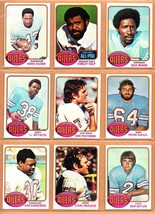 1976 Topps Houston Oilers Team Lot 11 Curley Culp Ken Burroughs Dan Pastorini !  - £3.13 GBP
