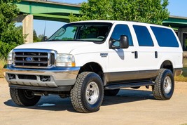 2003 Ford Excursion frnt qtr white | 24x36 inch POSTER | classic - £17.92 GBP