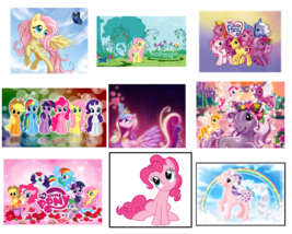 9 My Little Pony Stickers, Party Supplies, Decorations, Favors, Gifts, Birthday - £9.39 GBP