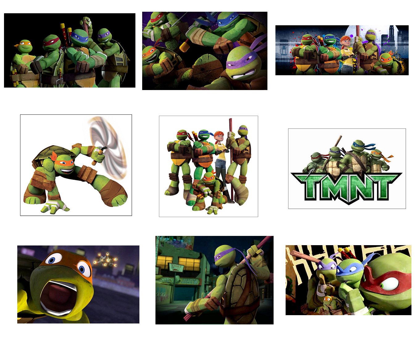 9 TMNT Stickers, Party Supplies, Teenage Mutant Ninja Turtles, Favors, Labels - $11.99