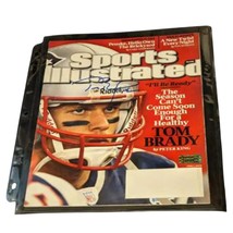 A Tom Brady Autographed sports illustrated magazine with COA - $296.01