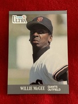 Willie McGee S.F. Giants Outfielder Ultra Fleer 1991 #325 - $2.97