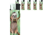 Cute Sloth Images D2 Lighters Set of 5 Electronic Refillable Butane  - $15.79