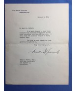 FRANKLIN D. ROOSEVELT - TYPED LETTER SIGNED 10/5/1943 WARTIME WW2 WITH E... - $4,070.68 CAD