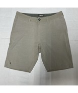 Linksoul Golf Shorts Men’s 33 Lt Tan Performance Chino Stretch Pockets - $378.09 MXN