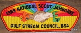 BSA Gulf Stream Council 1989 National Scout Jamboree Shoulder Patch - £3.93 GBP