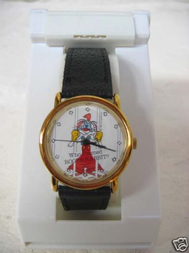 1987 Shiraka Who Framed Roger Rabbit Men's Quartz Watch + Case Rare Never Worn - $99.75