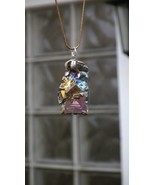 Bismuth pendant with silverplated bail, bismuth crystal, bismuth jewelry - €17,85 EUR